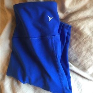 Blue High-Rise Athletic Leggings